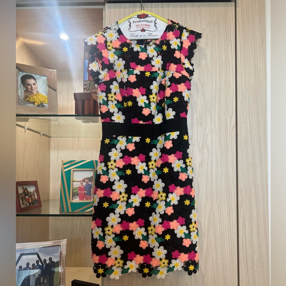 Beautiful lace flower dress from Milly.